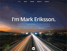 Tablet Screenshot of mark-eriksson.com